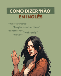 como dizer não em ingles